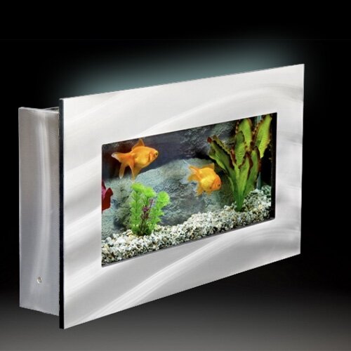 2 gallon wall 2024 mount fish bowl